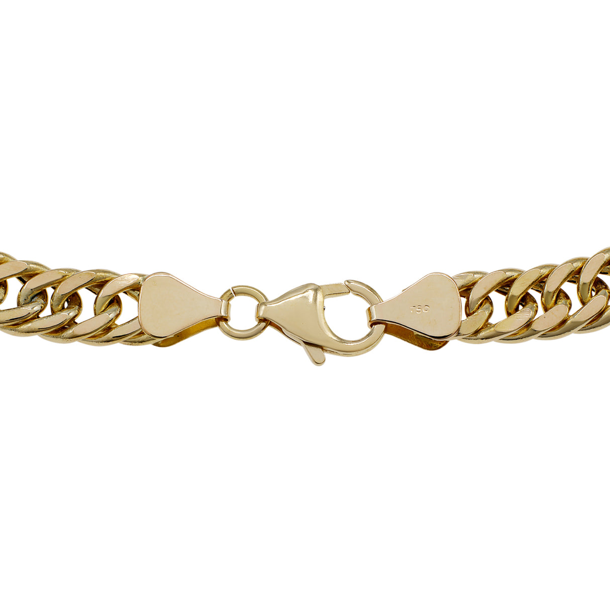 18K Yellow Gold Curb Link Bracelet Fine Jewellery Modaselle