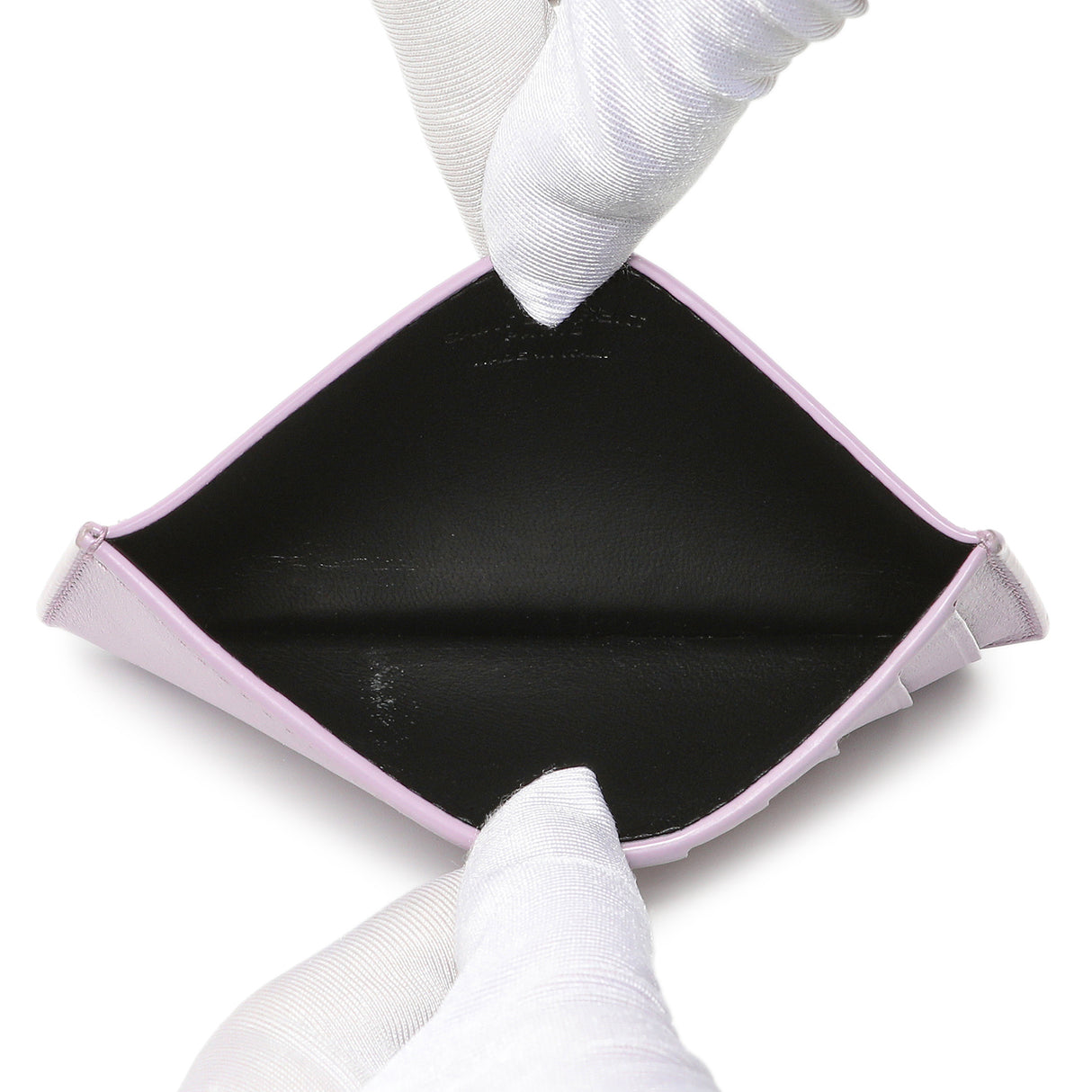 Saint Laurent Lilac Calfskin 5 Fragments Card Holder Accessories Saint Laurent