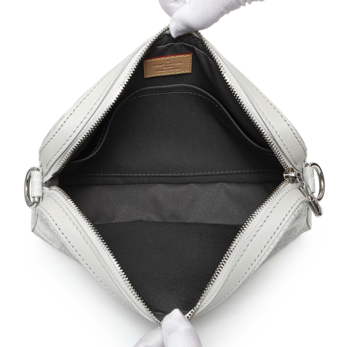 Louis Vuitton Stone Grey Damier Salt Trio Messenger Handbags Louis Vuitton