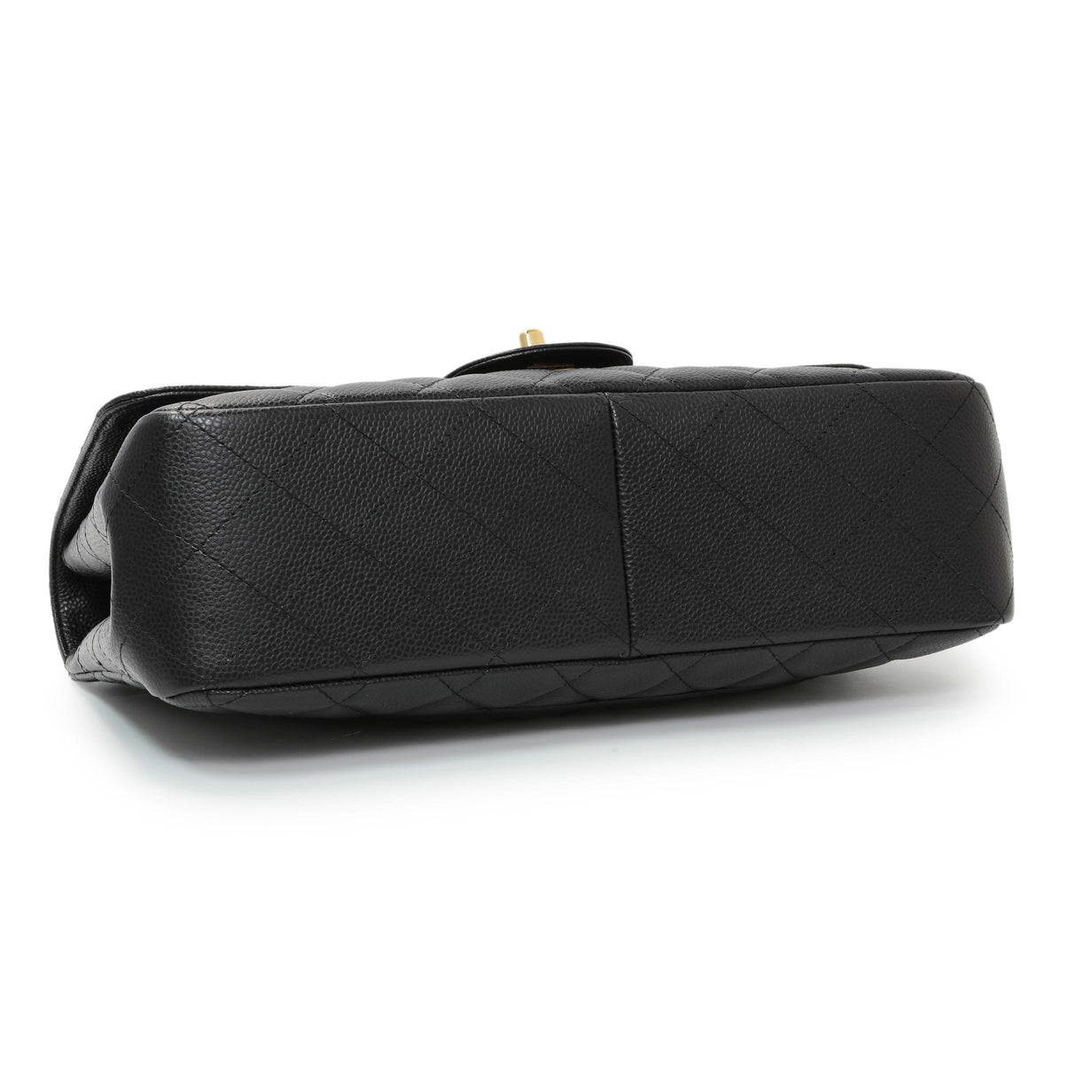 Chanel Black Caviar Jumbo Single Flap