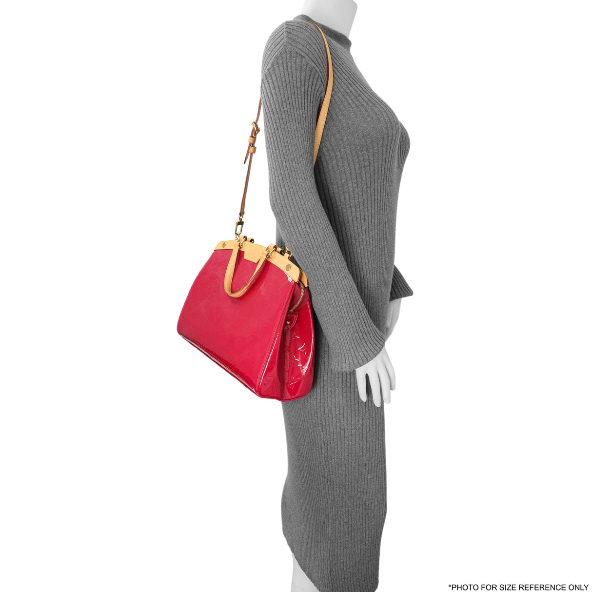 Louis Vuitton Rose Indian Vernis Brea MM Handbags Louis Vuitton