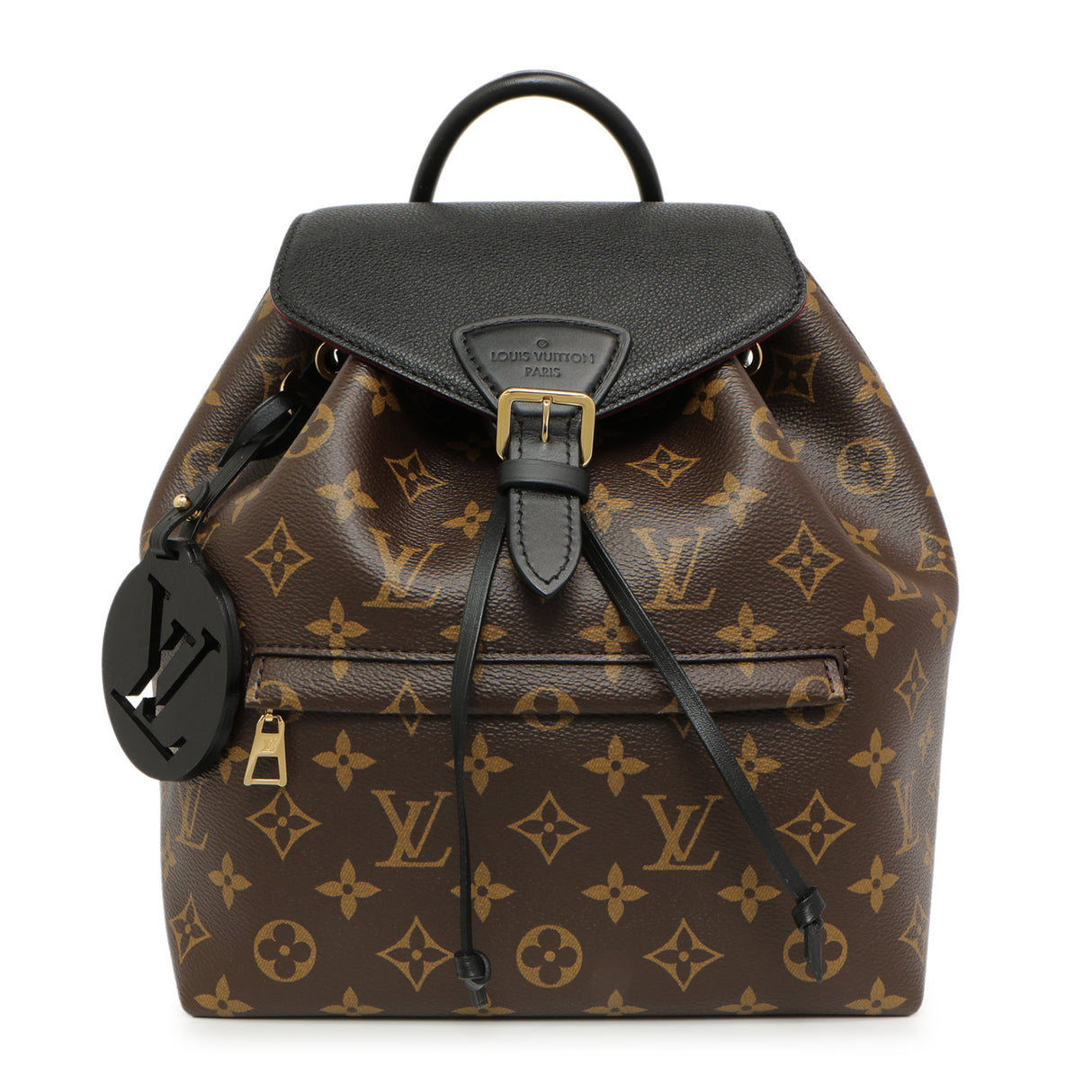 Louis Vuitton Black Monogram Montsouris PM Handbags Louis Vuitton