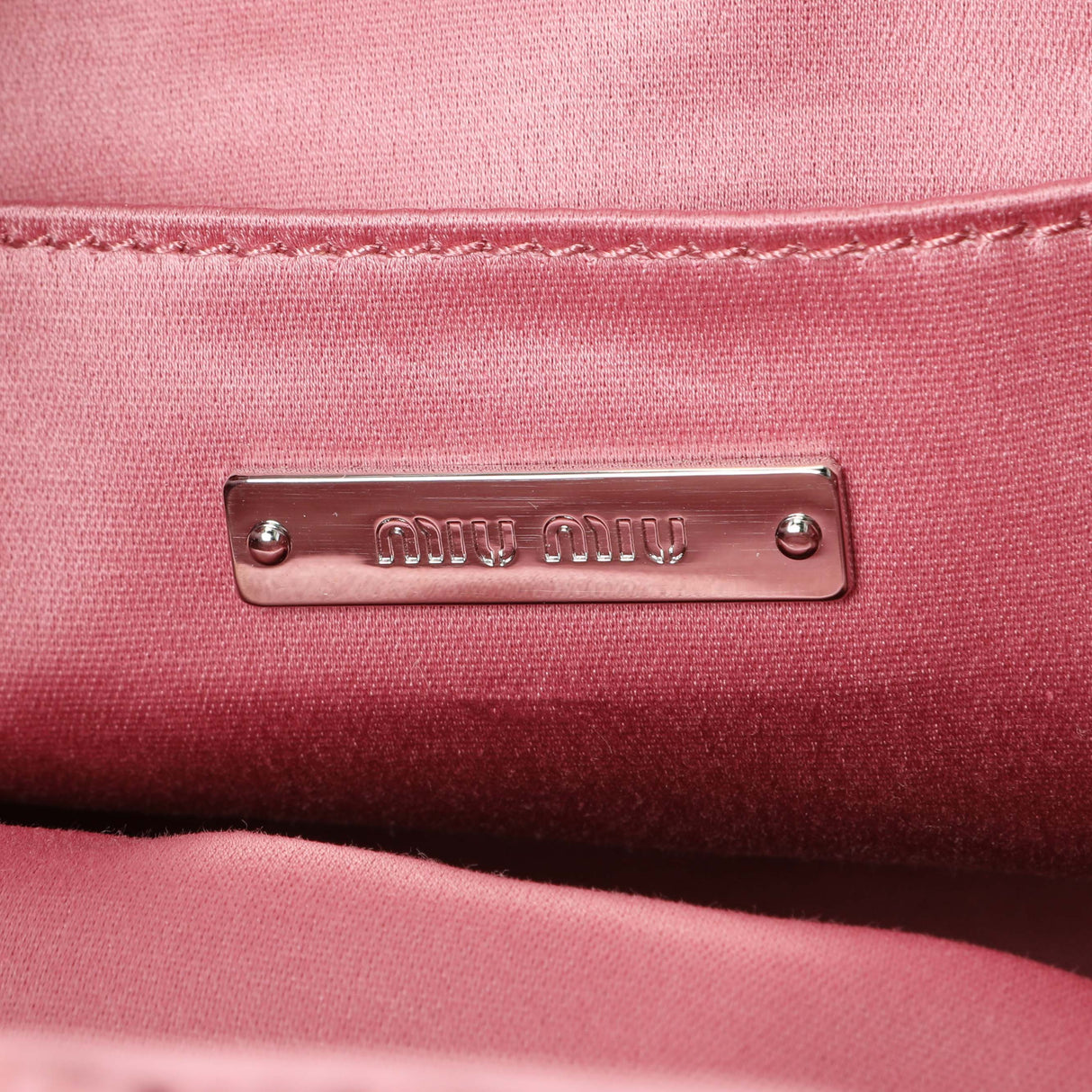Miu Miu Pink Nappa Matelasse Bucket Bag Handbags Miu Miu