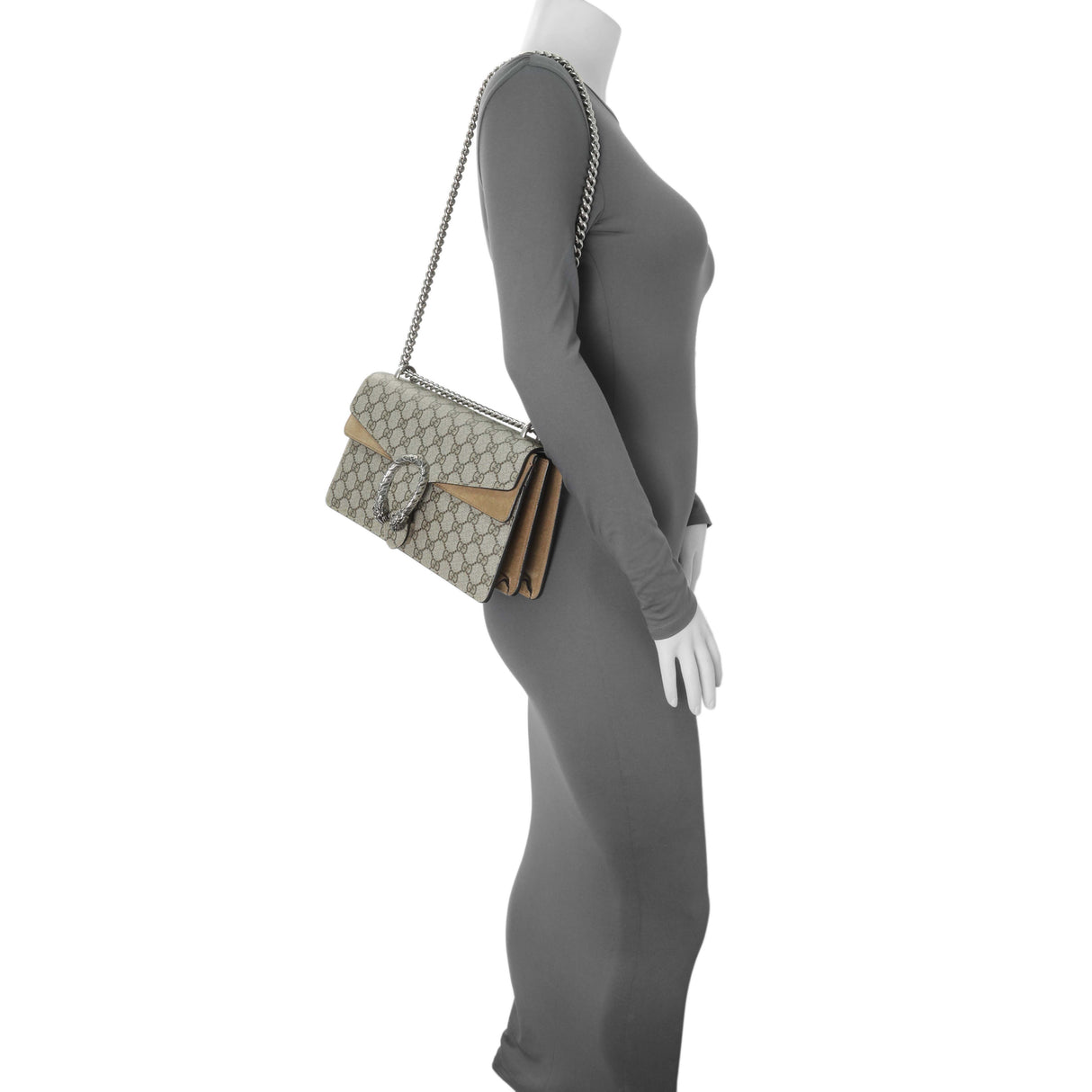 Gucci GG Supreme Monogram Small Dionysus Shoulder Bag Handbags Gucci