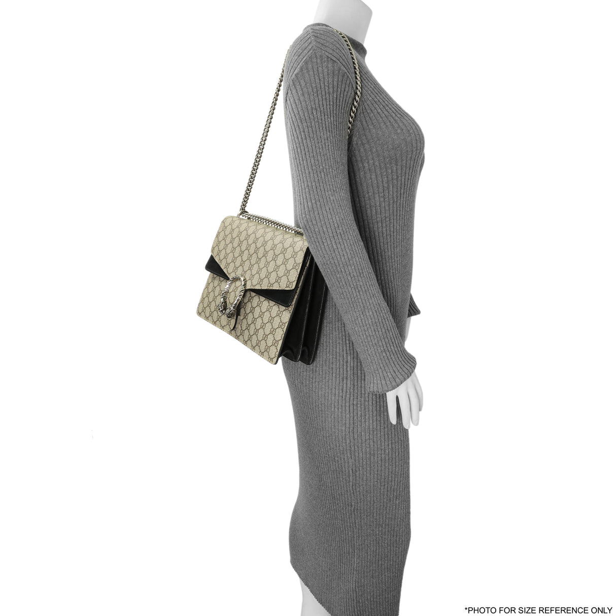 Gucci GG Supreme Monogram Medium Dionysus Shoulder Bag Handbags Gucci