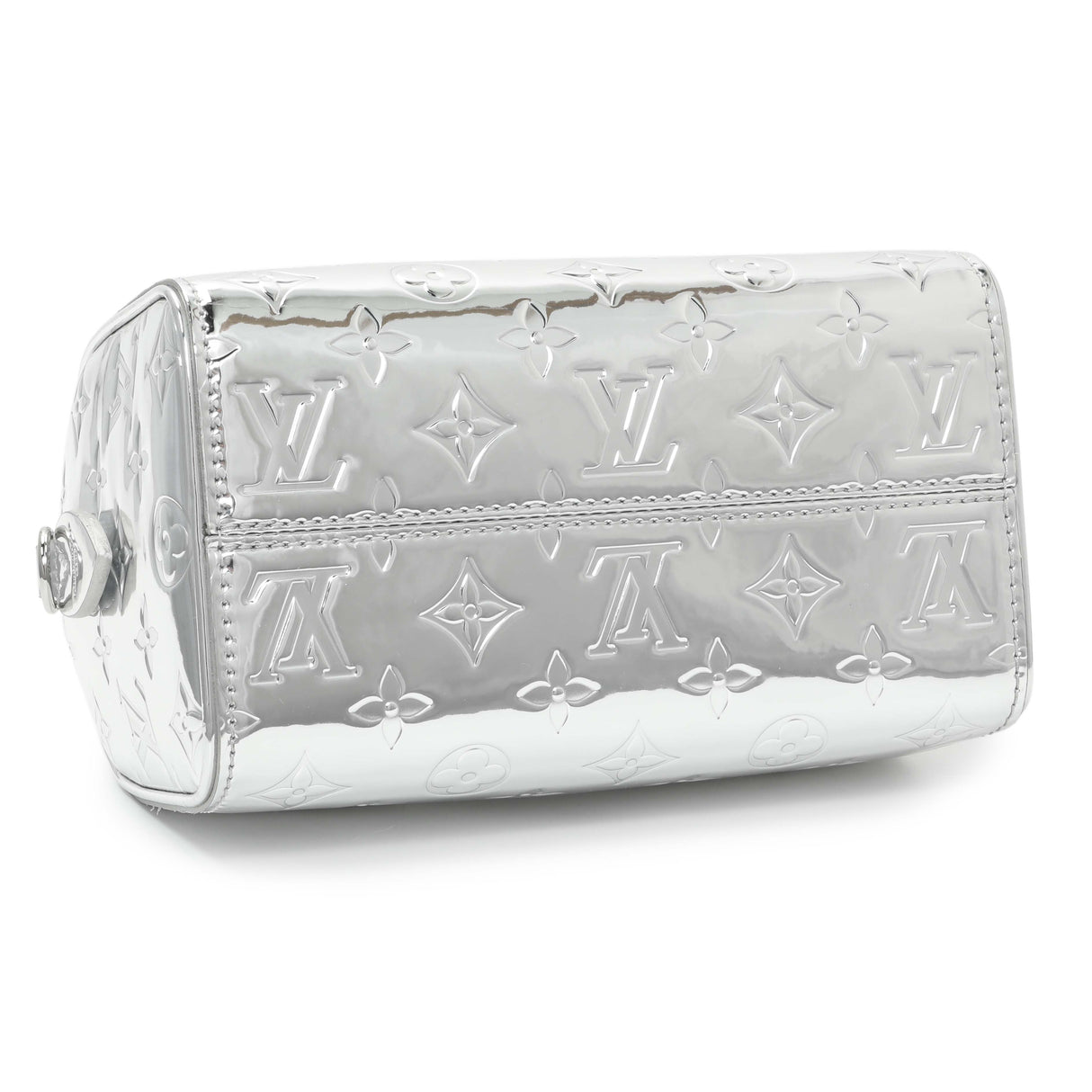 Louis Vuitton Silver Monogram Miroir Speedy Bandouliere 20