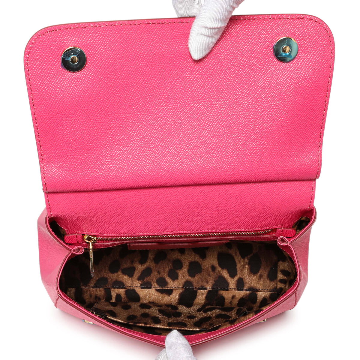 Dolce & Gabbana Fuchsia Dauphine Mini Miss Sicily Bag Handbags Dolce & Gabbana