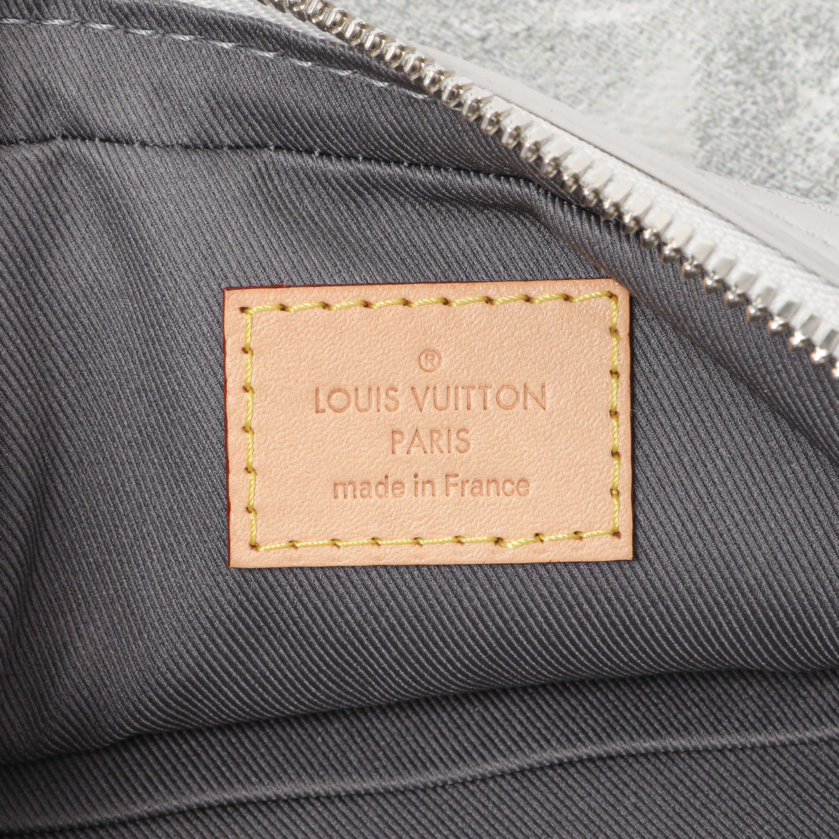 Louis Vuitton Stone Grey Damier Salt Trio Messenger Handbags Louis Vuitton