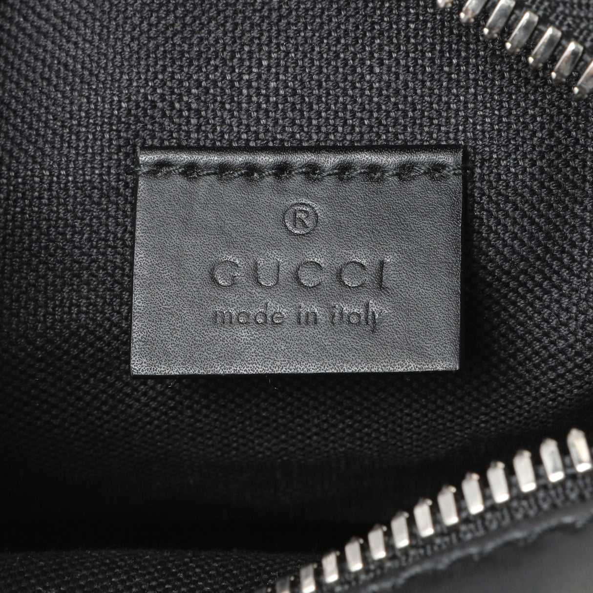 Gucci Black GG Supreme Monogram Mini Messenger Handbags Gucci