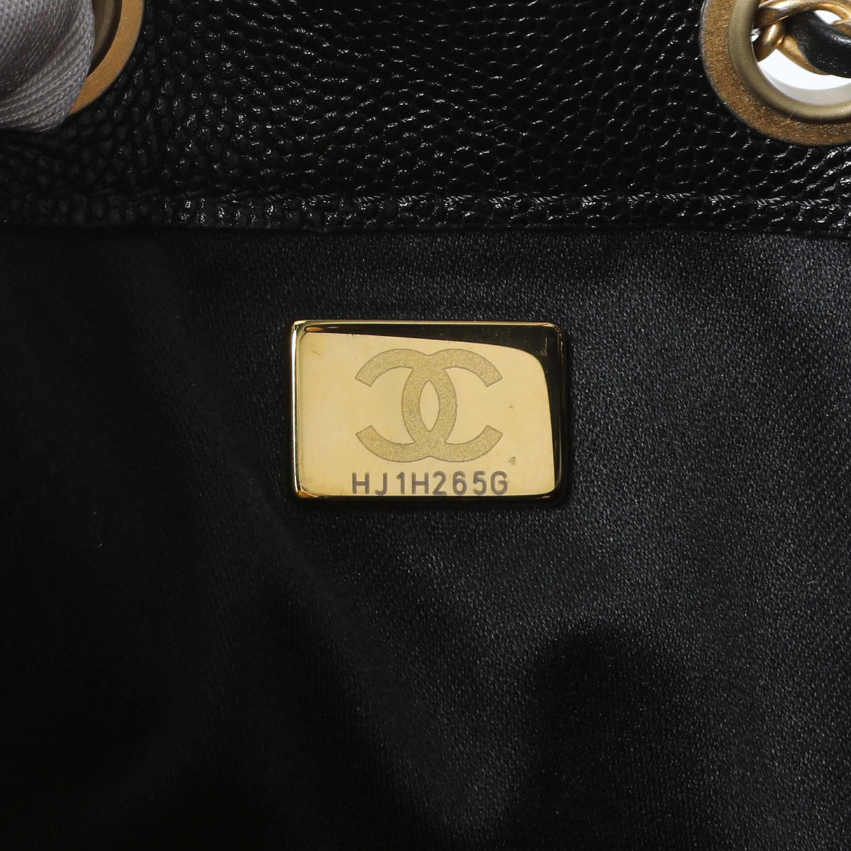 Chanel Black Caviar Quilted Small Chanel 25 Handbag