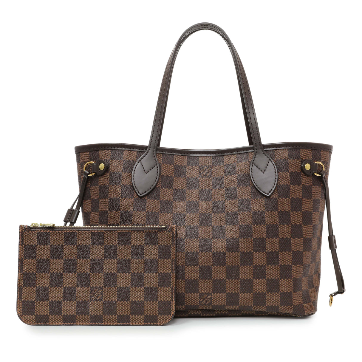 -temp- Louis Vuitton Damier Ebene Neverfull PM Entrupy#92GB8XJ Modaselle
