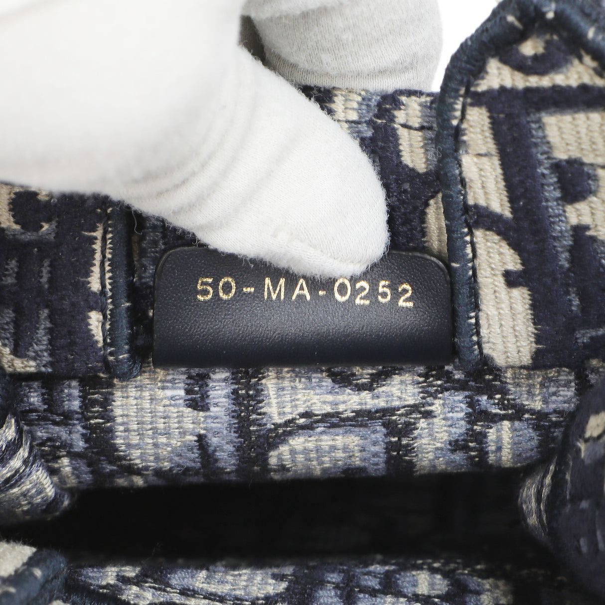 Christian Dior Blue Oblique Mini Book Tote Phone Bag Christian Dior