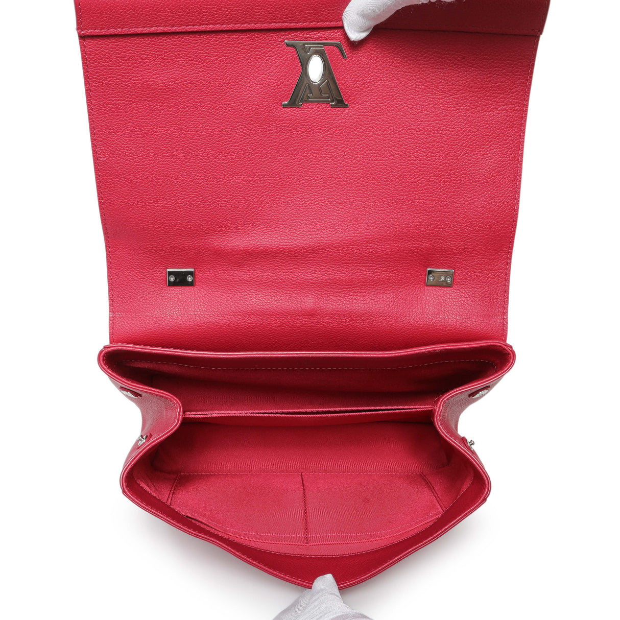 Louis Vuitton Dahlia Soft Calfskin Lockme II Top Handle Handbags Louis Vuitton