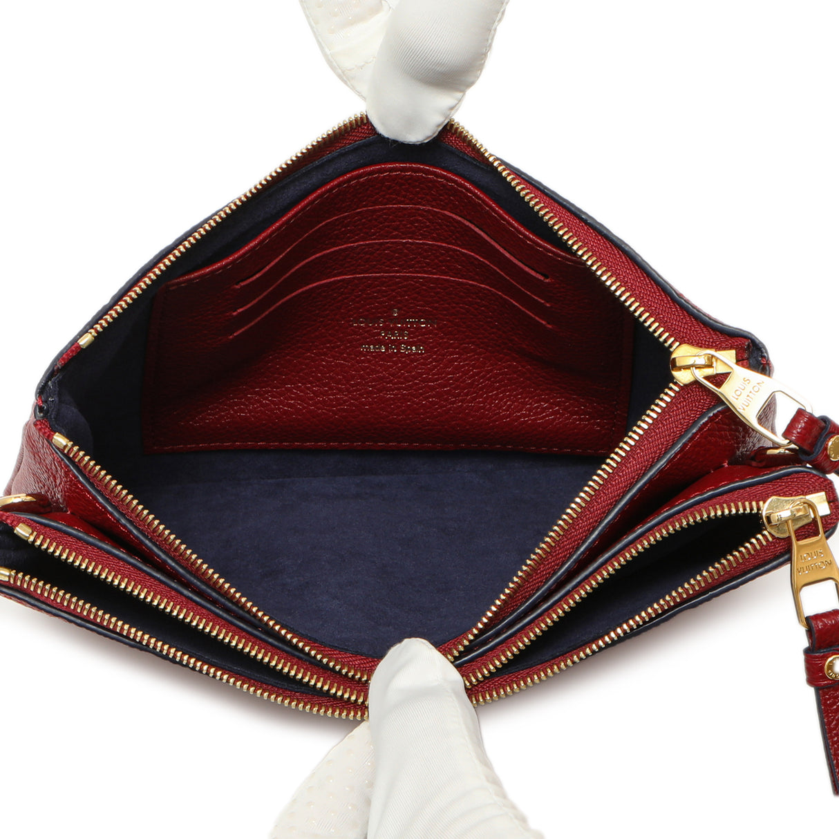 Louis Vuitton Cherry Berry Empreinte Double Zip Pochette Handbags Louis Vuitton