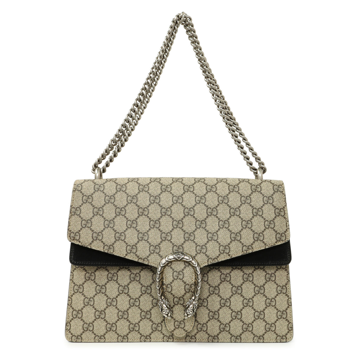 Gucci GG Supreme Monogram Medium Dionysus Shoulder Bag Handbags Gucci