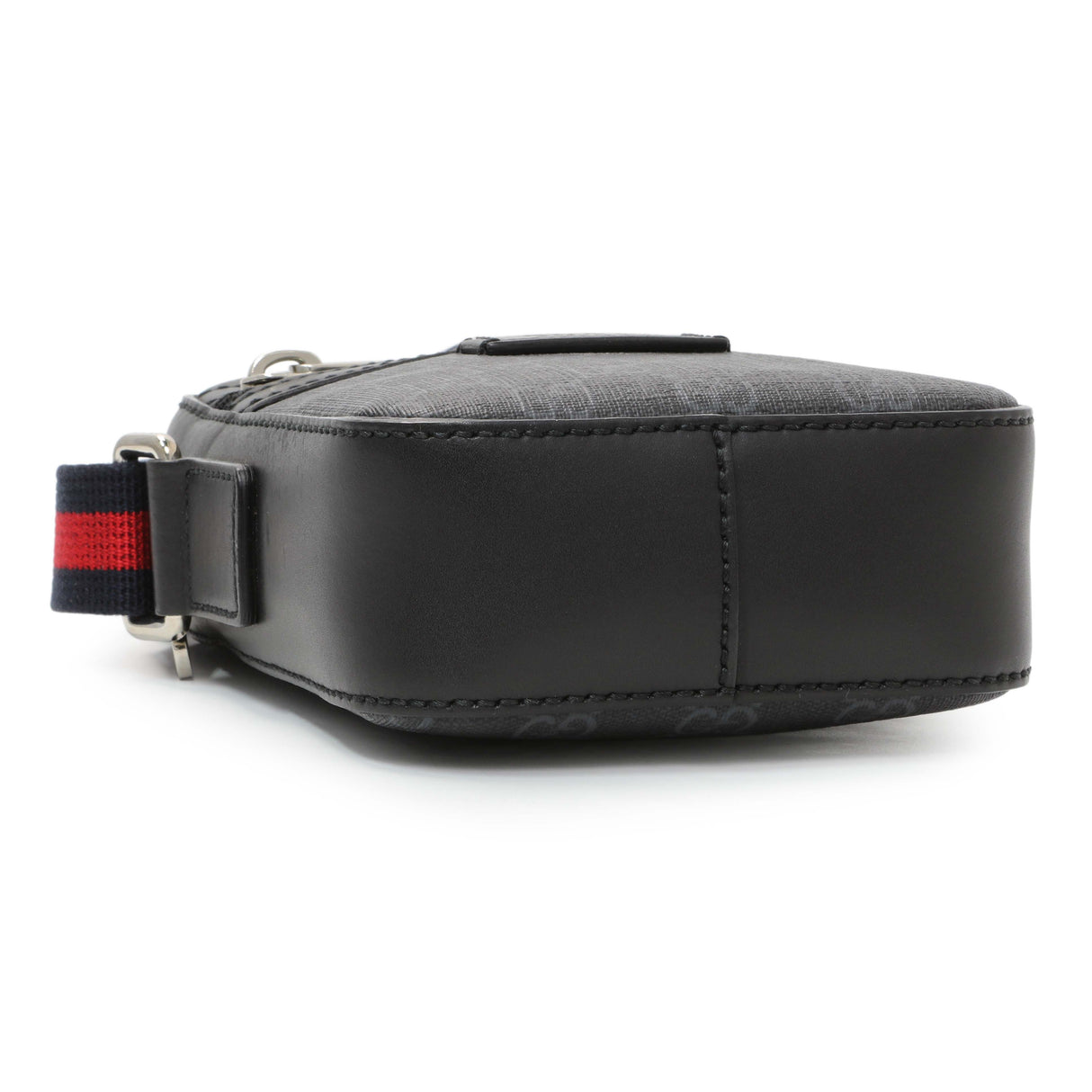 Gucci Black GG Supreme Monogram Mini Messenger Handbags Gucci