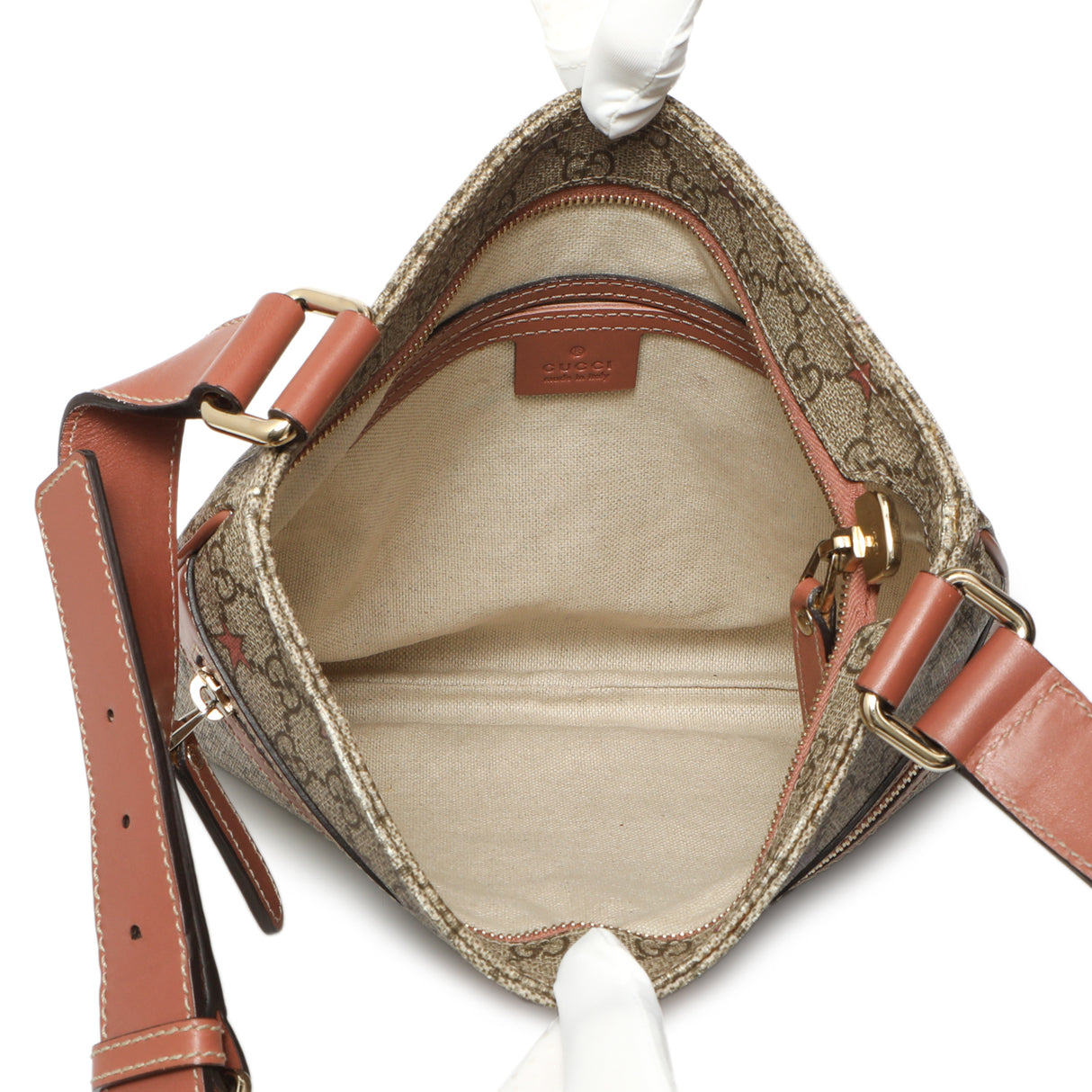 Gucci GG Supreme Stars Flat Messenger Handbags Gucci