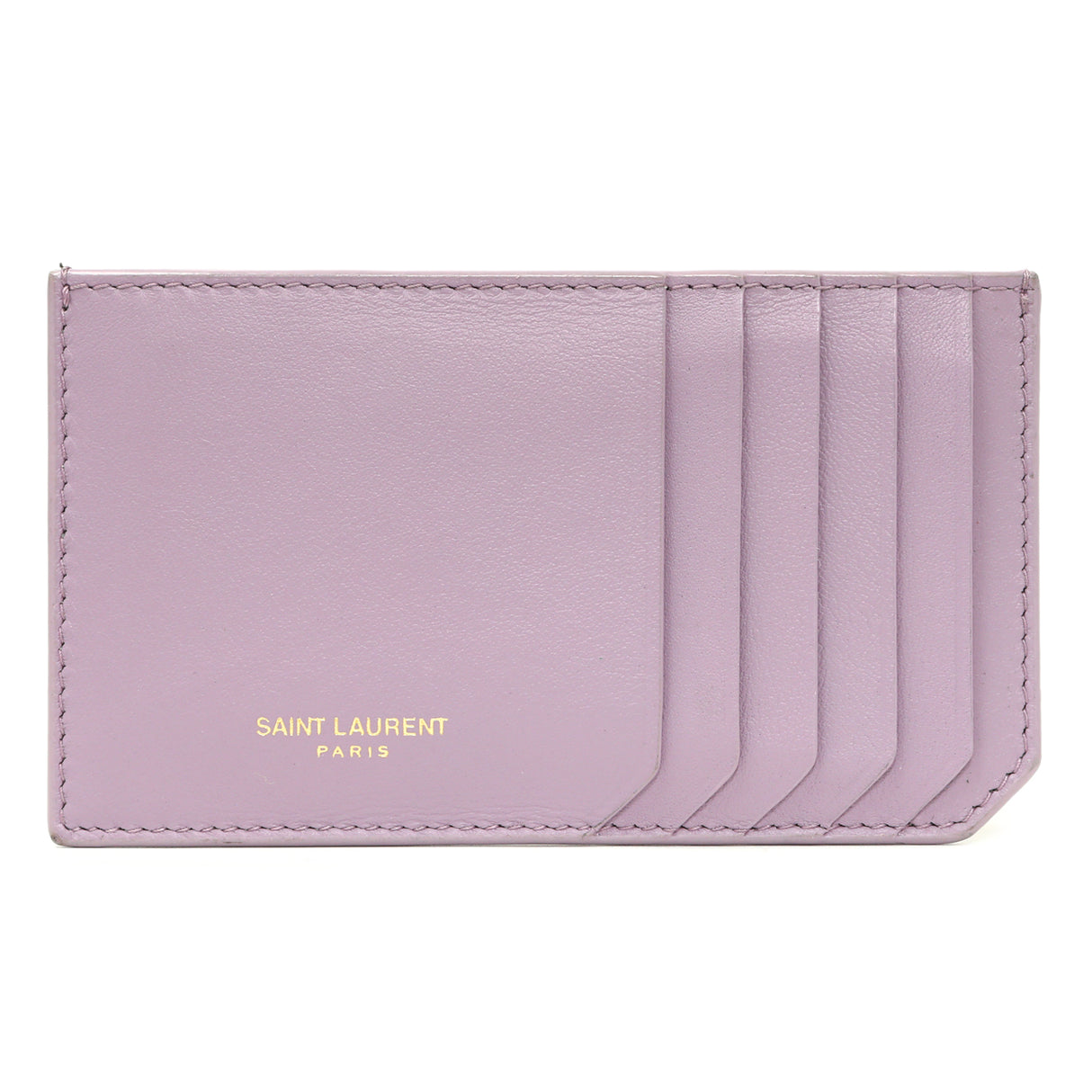 Saint Laurent Lilac Calfskin 5 Fragments Card Holder Accessories Saint Laurent