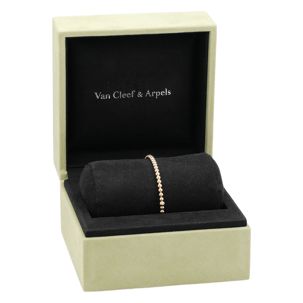 Van Cleef & Arpels 18K Yellow Gold Perlée Pearls of Gold Bracelet Designer Jewellery Van Cleef and Arpels