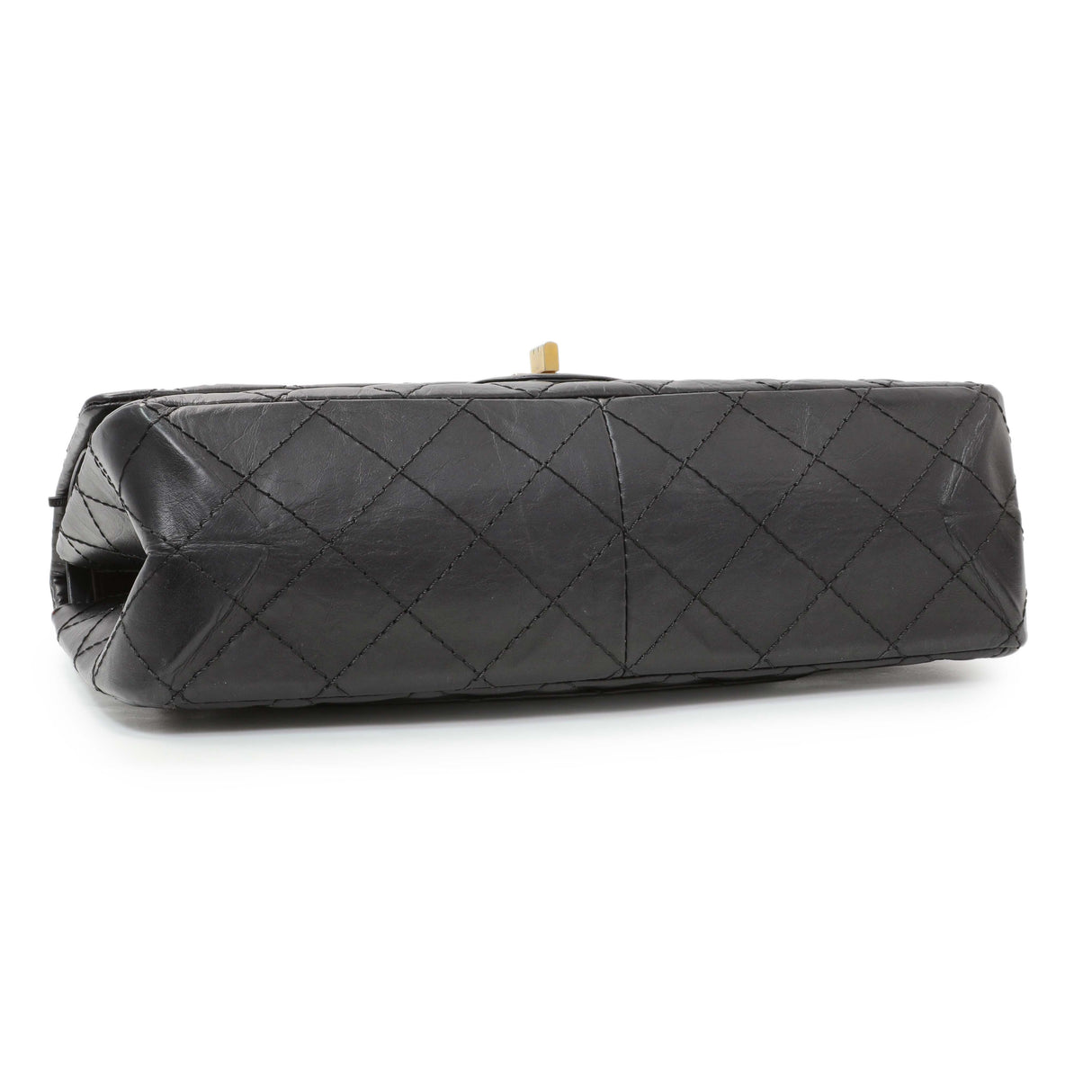 Chanel Black Quilted Aged Calfskin 2.55 Reissue 226 Flap Handbags Chanel