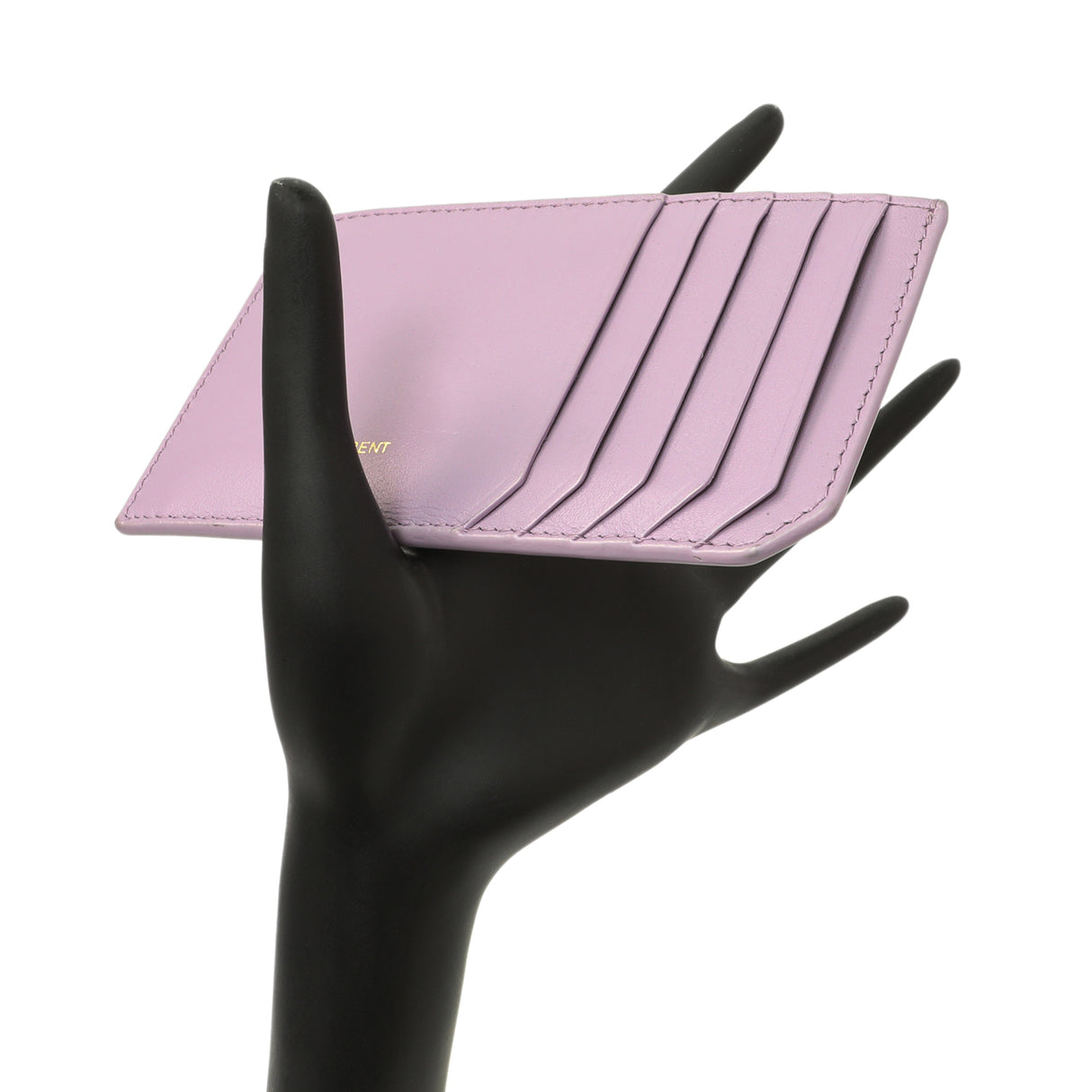 Saint Laurent Lilac Calfskin 5 Fragments Card Holder Accessories Saint Laurent