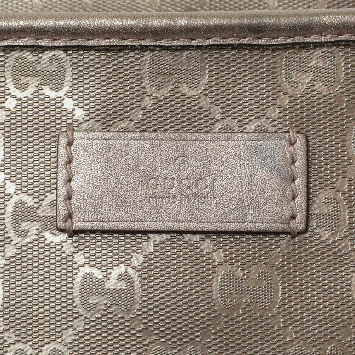 Gucci Mauve Imprime Monogram Zipped Tote Handbags Gucci