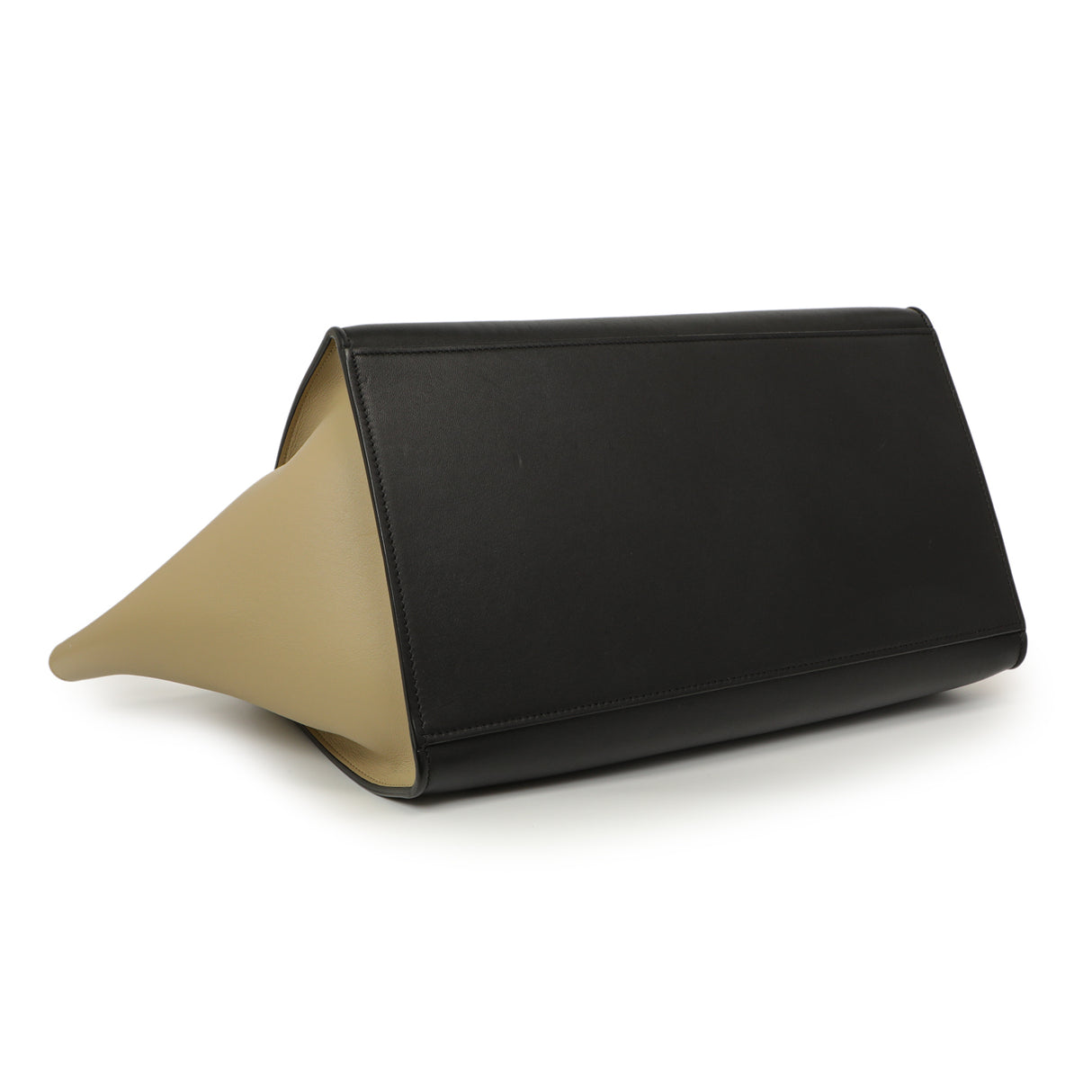 Celine Tri-Color Calfskin Medium Trapeze Handbags Celine