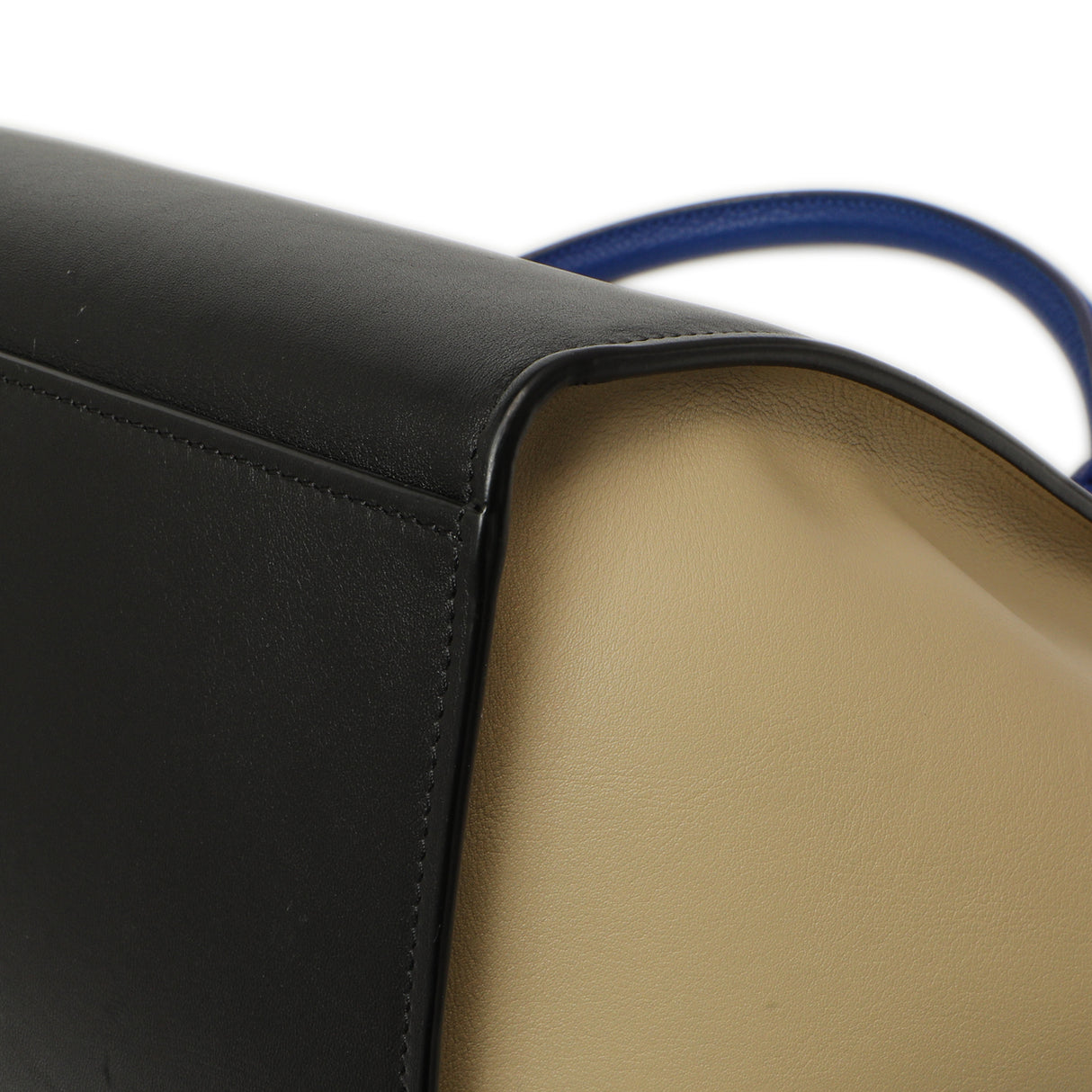 Celine Tri-Color Calfskin Medium Trapeze Handbags Celine