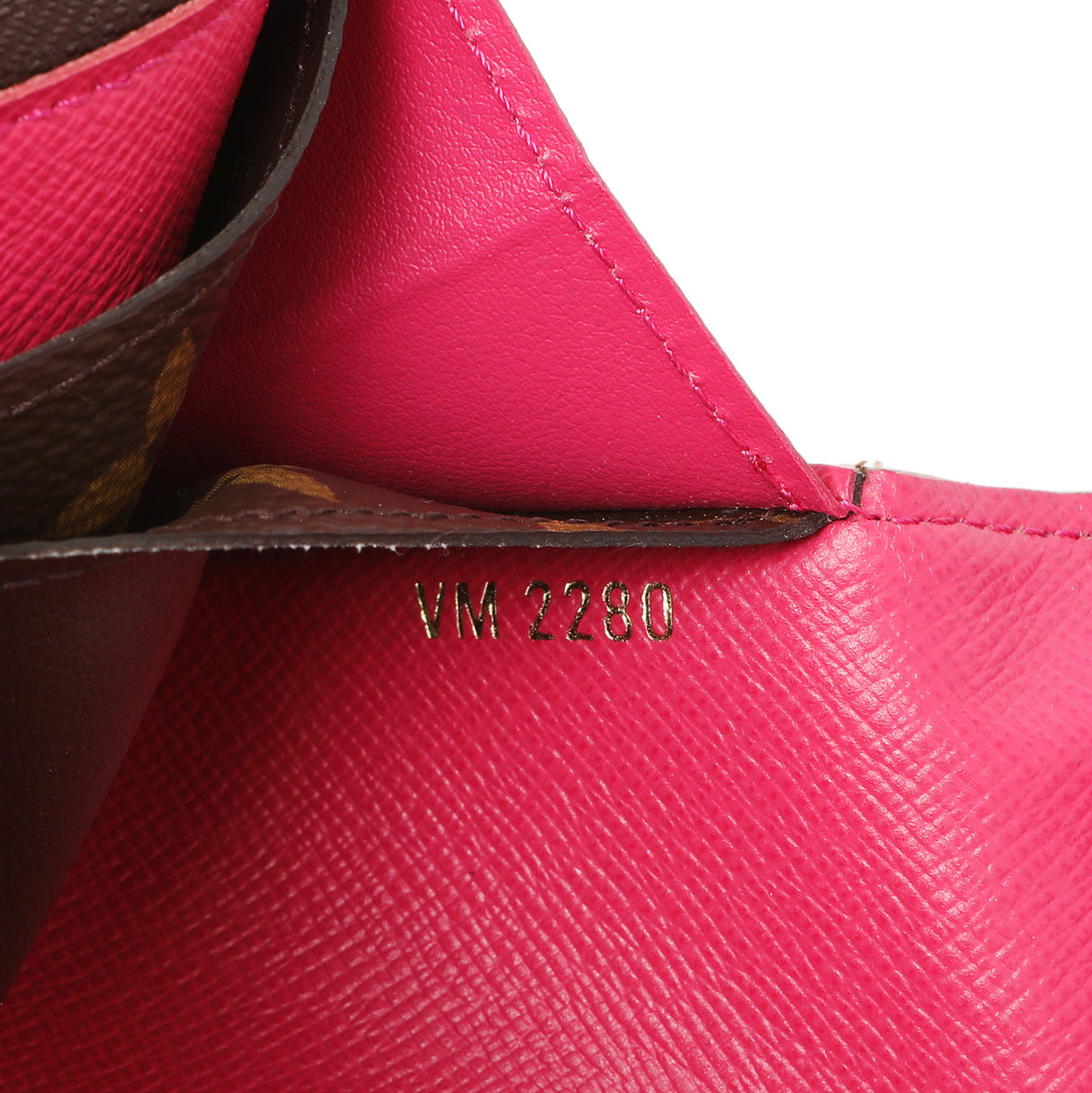 Louis Vuitton Monogram Fuchsia Bloom Flower Emilie Wallet Accessories Louis Vuitton