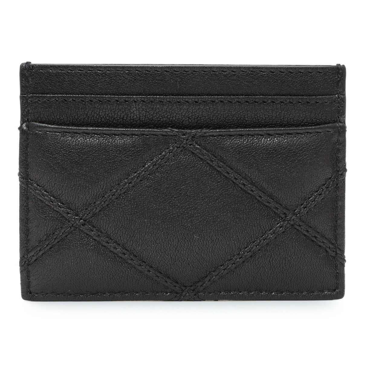 Saint Laurent Black Goatskin Credit Card Case Accessories Saint Laurent