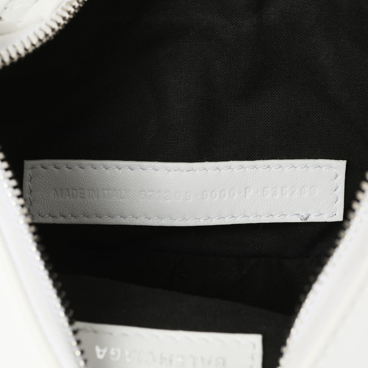 Balenciaga White Faux Patent Le Cagole Shoulder Bag XS Handbags Balenciaga