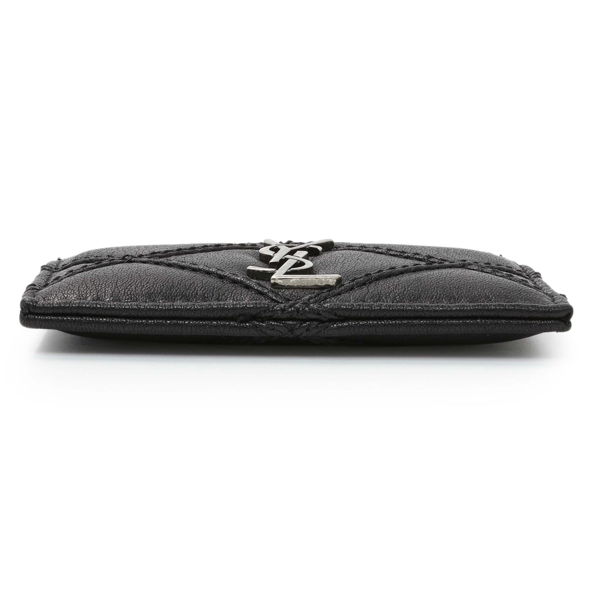 Saint Laurent Black Goatskin Credit Card Case Accessories Saint Laurent