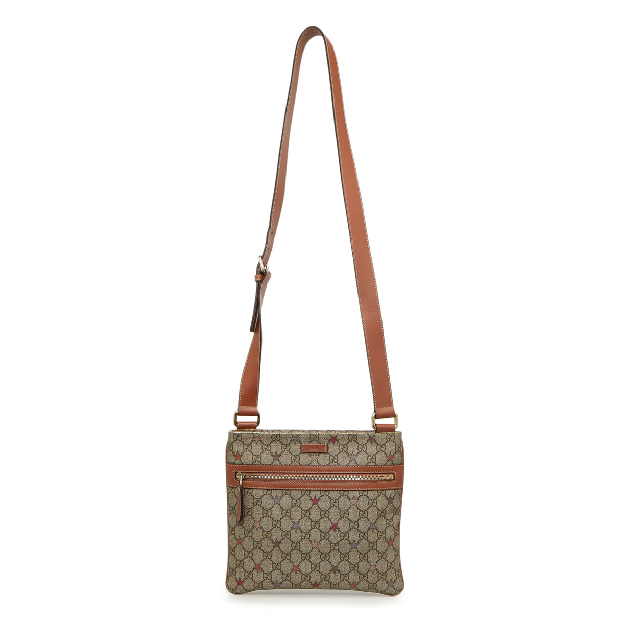 Gucci GG Supreme Stars Flat Messenger Handbags Gucci