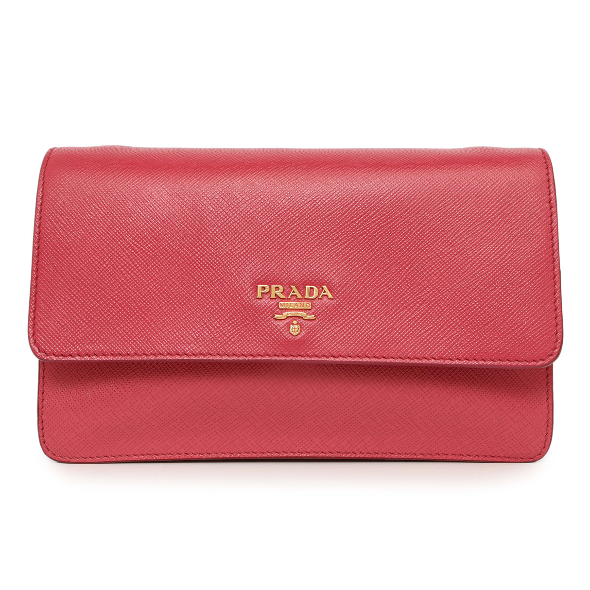 Prada Peonia Saffiano Lux Mini Crossbody Handbags Prada