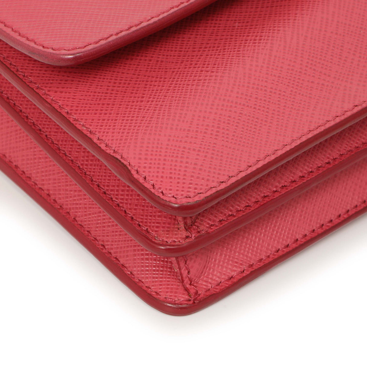 Prada Peonia Saffiano Lux Mini Crossbody Handbags Prada