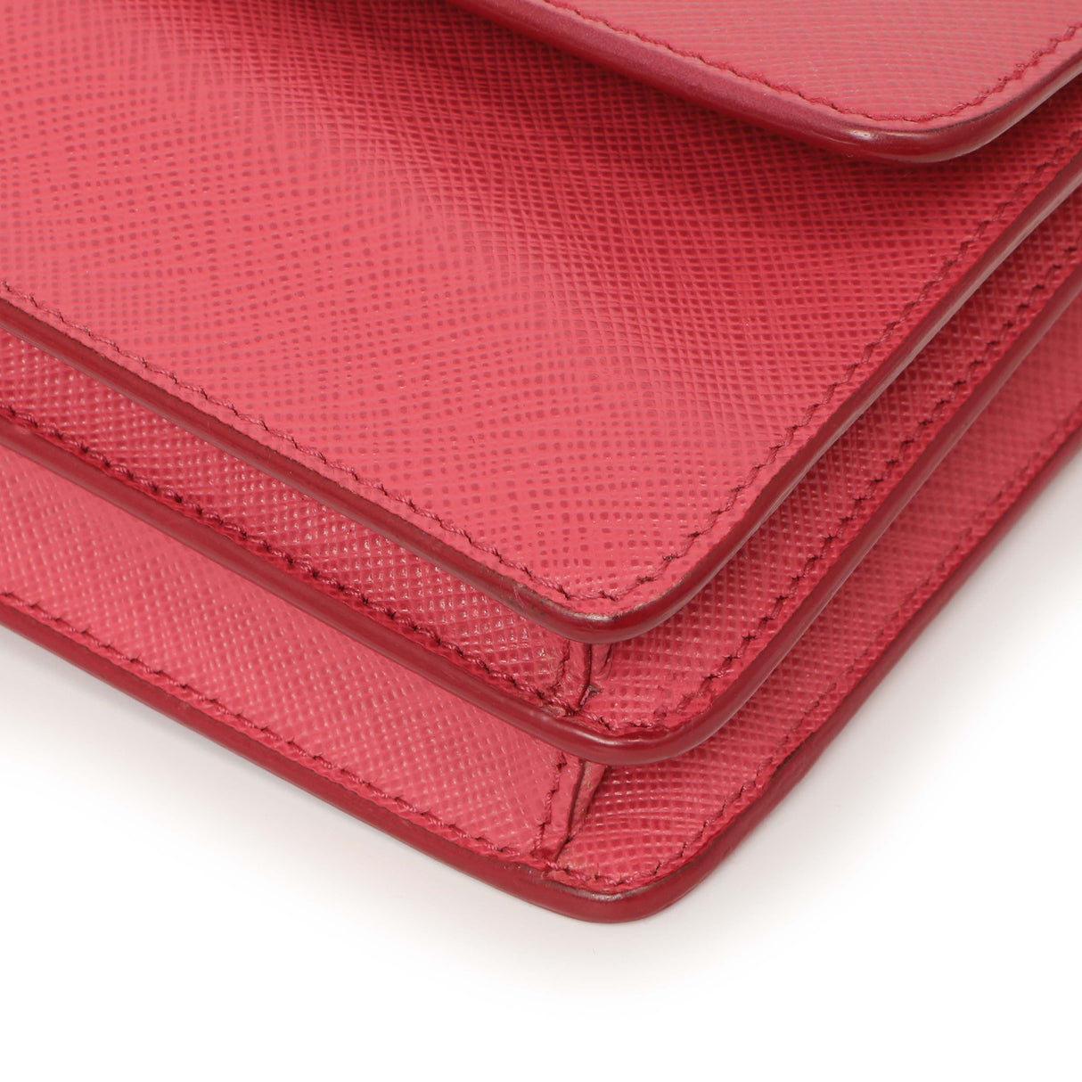 Prada Peonia Saffiano Lux Mini Crossbody Handbags Prada