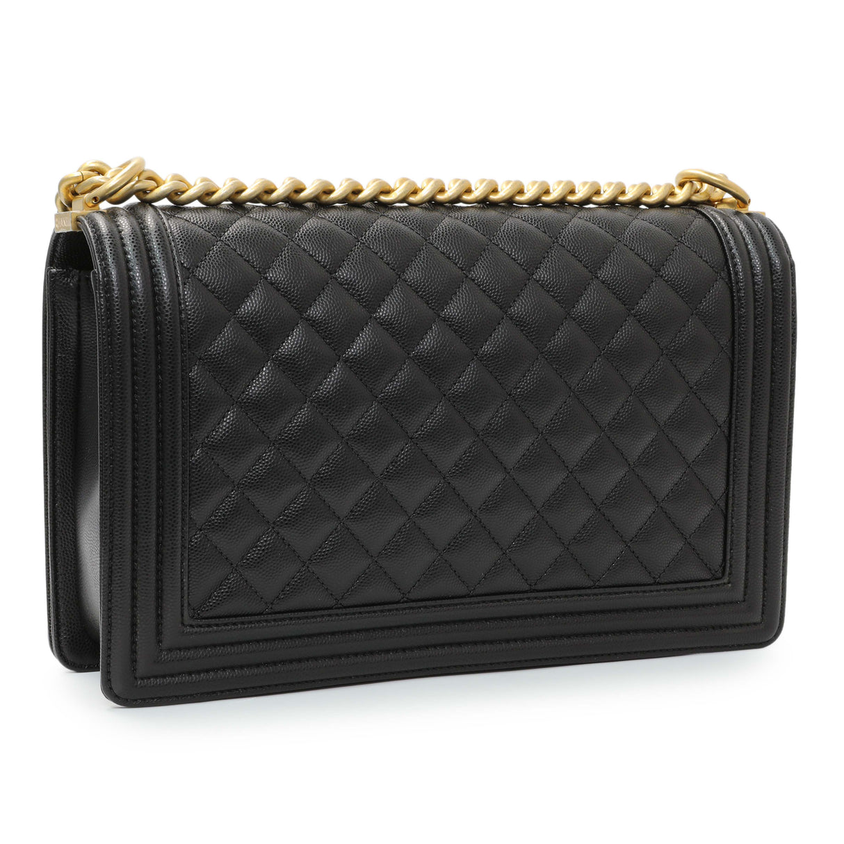 Chanel Black Caviar New Medium Boy Flap