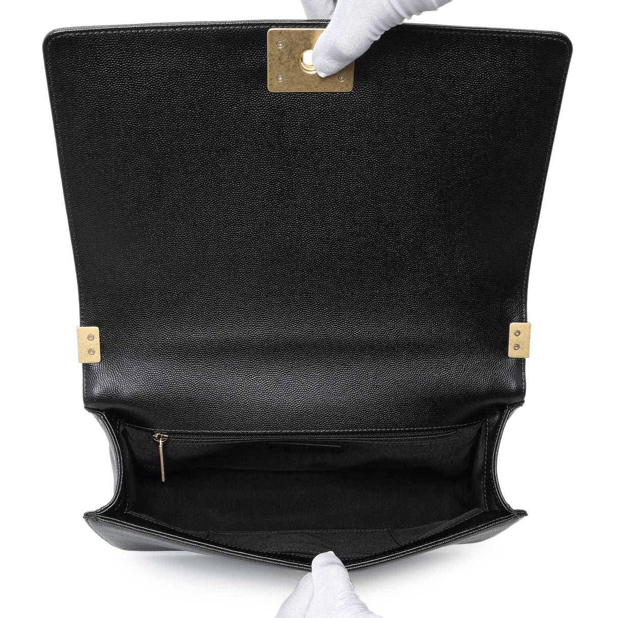 Chanel Black Caviar New Medium Boy Flap