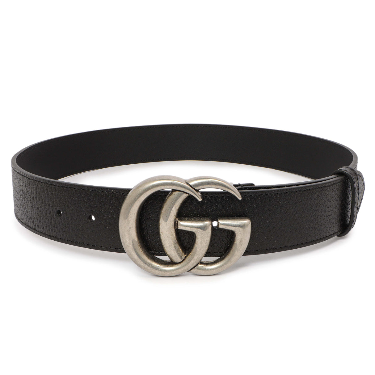 Gucci Black Calfskin Double G 40mm Belt Accessories Gucci