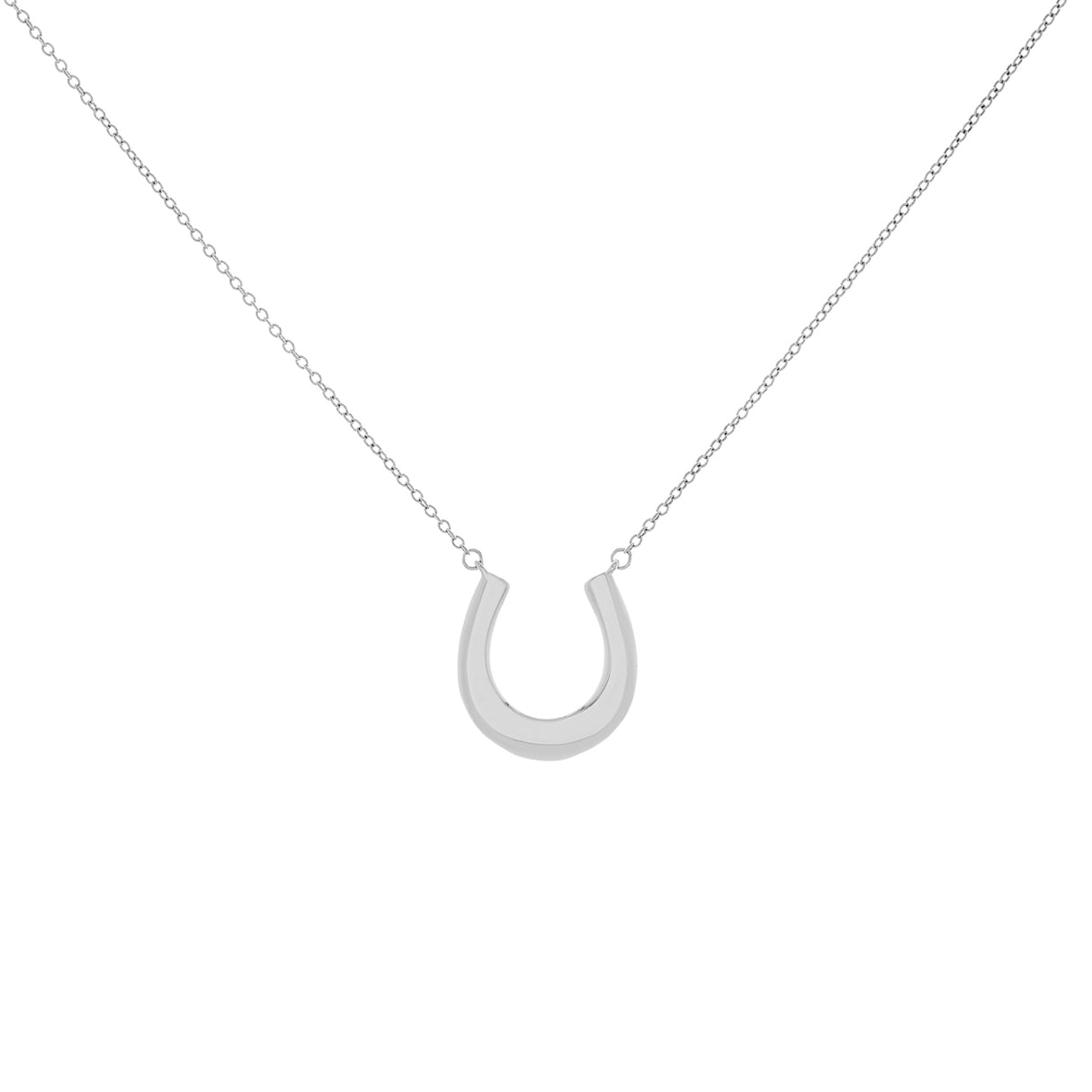 Tiffany & Co. Sterling Silver 1837 Horseshoe Pendant Necklace Designer Jewellery Tiffany and Co