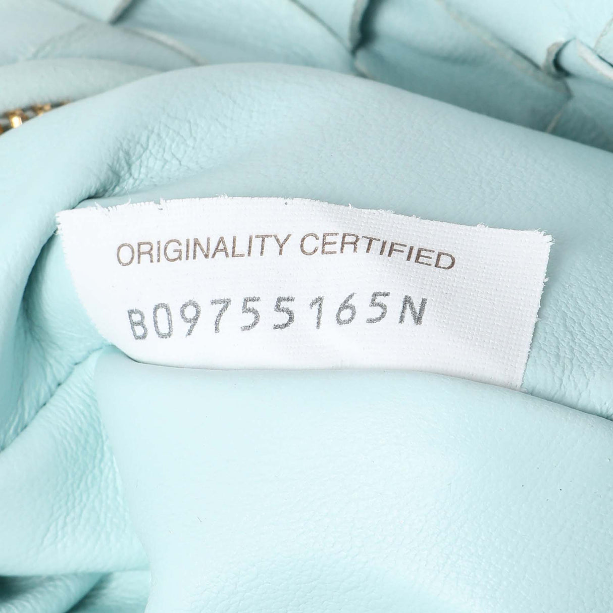 Bottega Veneta Light Blue Nappa Intrecciato Mini Jodie Handbags Bottega Veneta