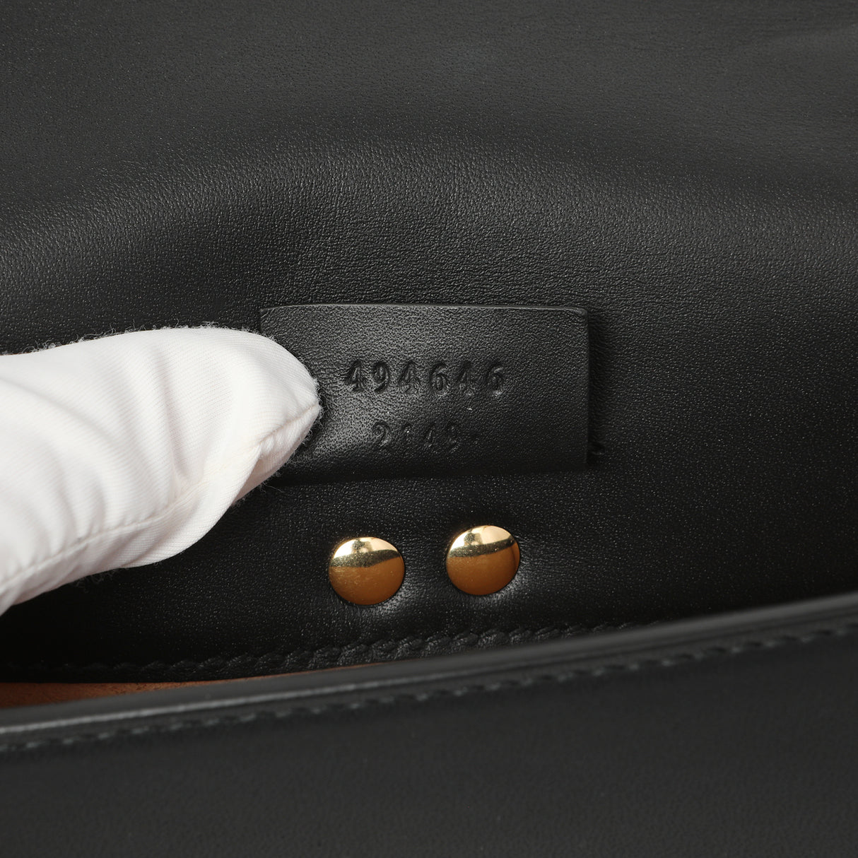 Gucci Black Calfskin Super Mini Sylvie Chain Bag Handbags Gucci