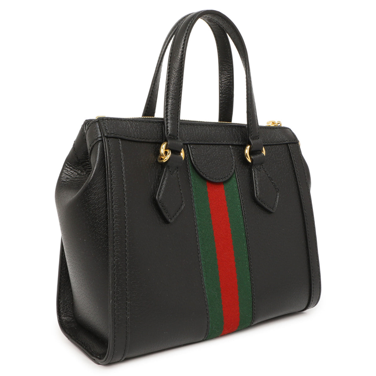 Gucci Black Calfskin Small Ophidia Tote Handbags Gucci
