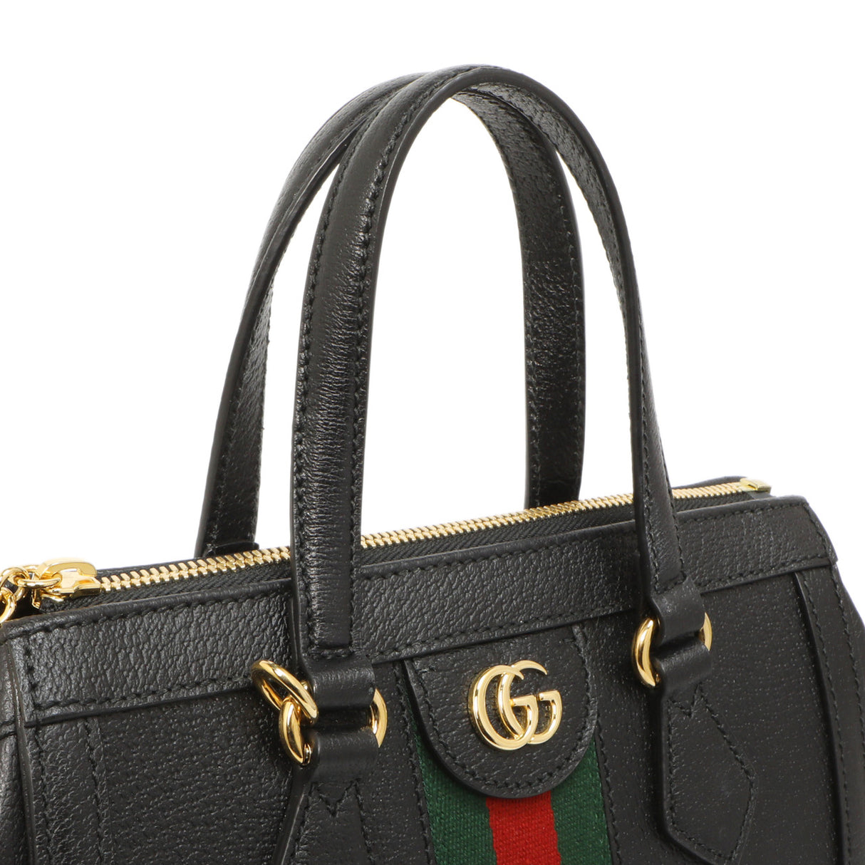 Gucci Black Calfskin Small Ophidia Tote Handbags Gucci