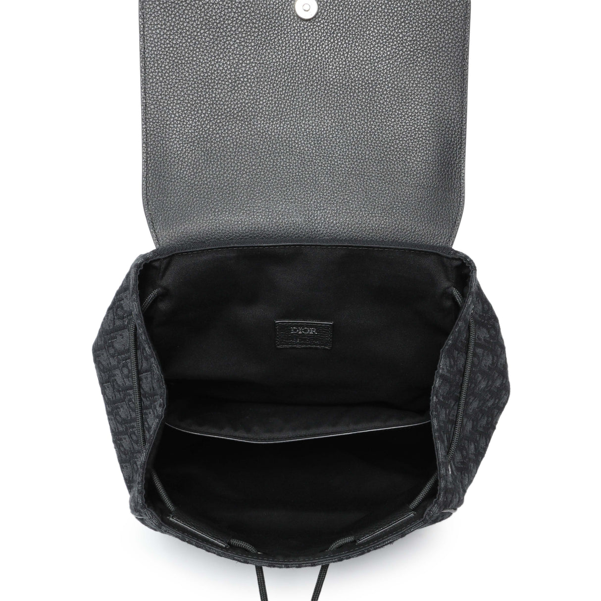 Christian Dior Black Oblique Saddle Backpack Handbags Christian Dior