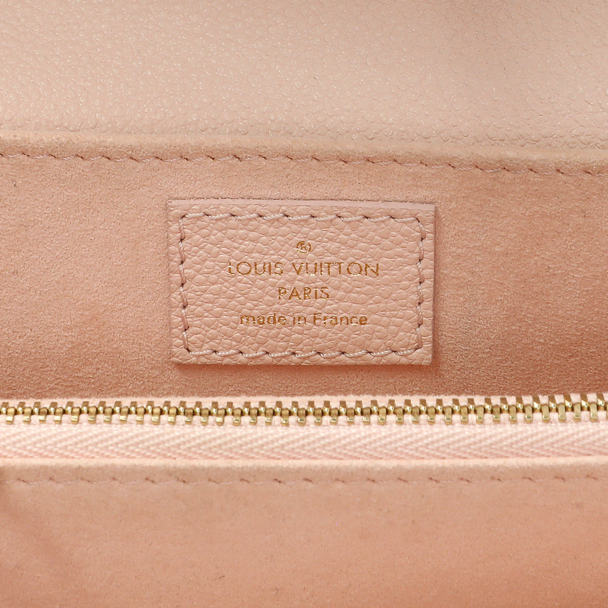 Louis Vuitton Pink Opale Empreinte Pochette Metis East West Handbags Louis Vuitton