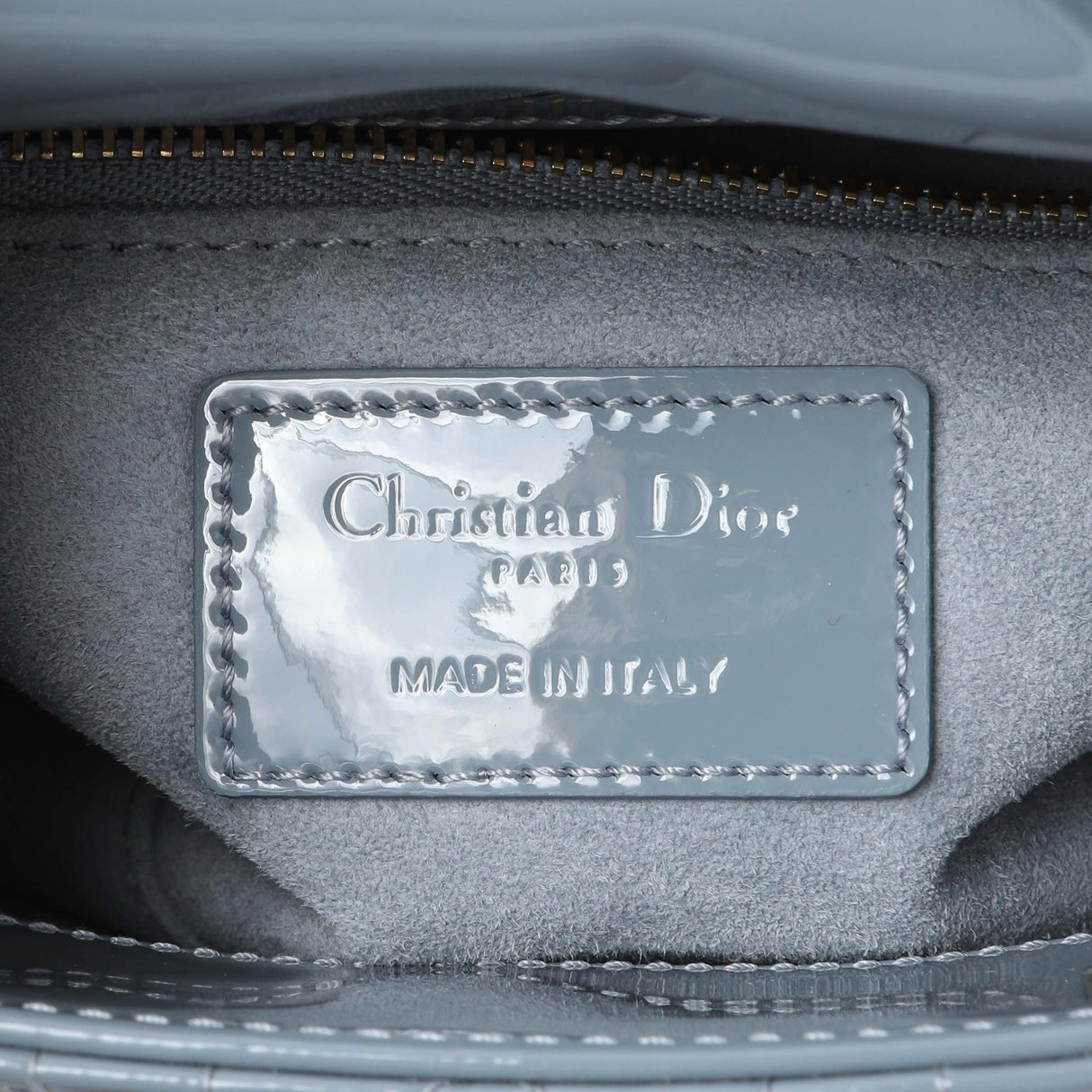 Christian Dior Cannage Patent Mini Lady Dior Handbags Christian Dior