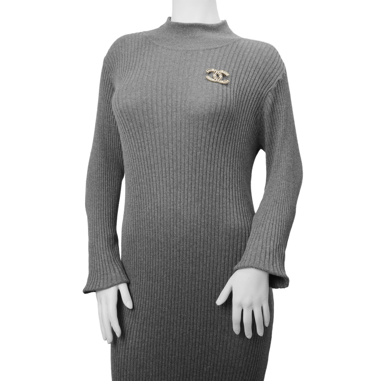 Chanel Gold Pearl Crystal Sparkling Pearls CC Brooch Accessories Chanel