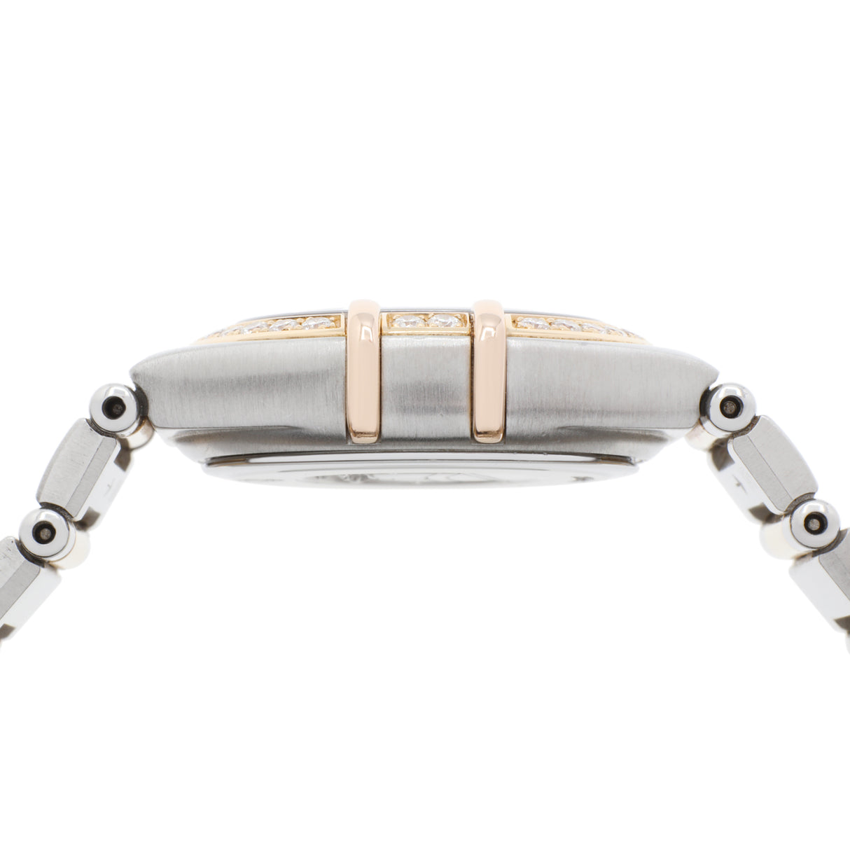 Omega Stainless Steel 18K Rose Gold Diamond Constellation 1360.75.00 Watches Omega