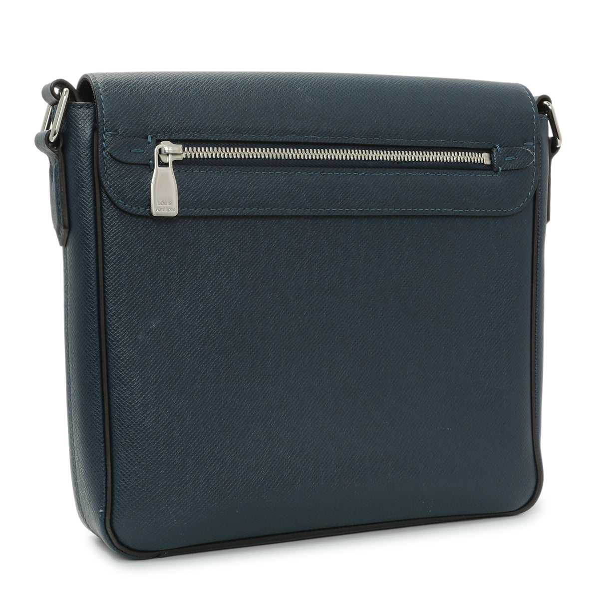 Louis Vuitton Blue Taiga Roman PM Messenger Handbags Louis Vuitton
